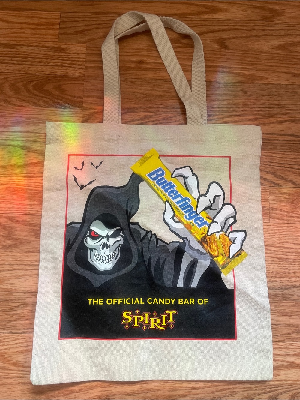 Spirit Halloween Butterfinger limited edition bag